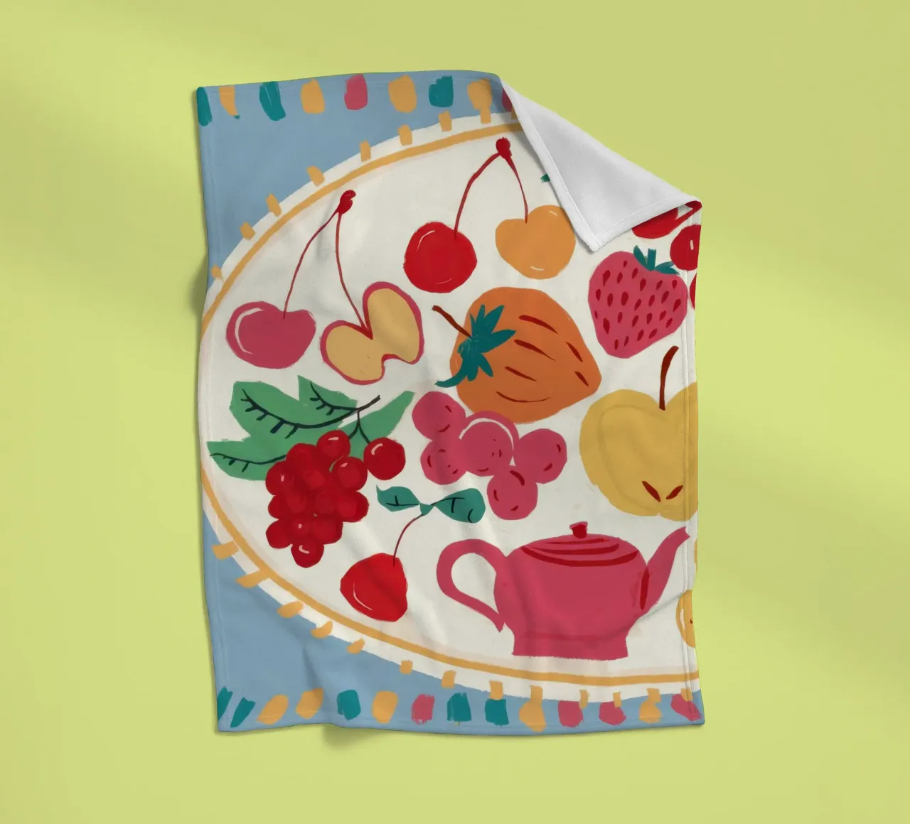Tè alla frutta estiva coperta in pile da Irish Strokes