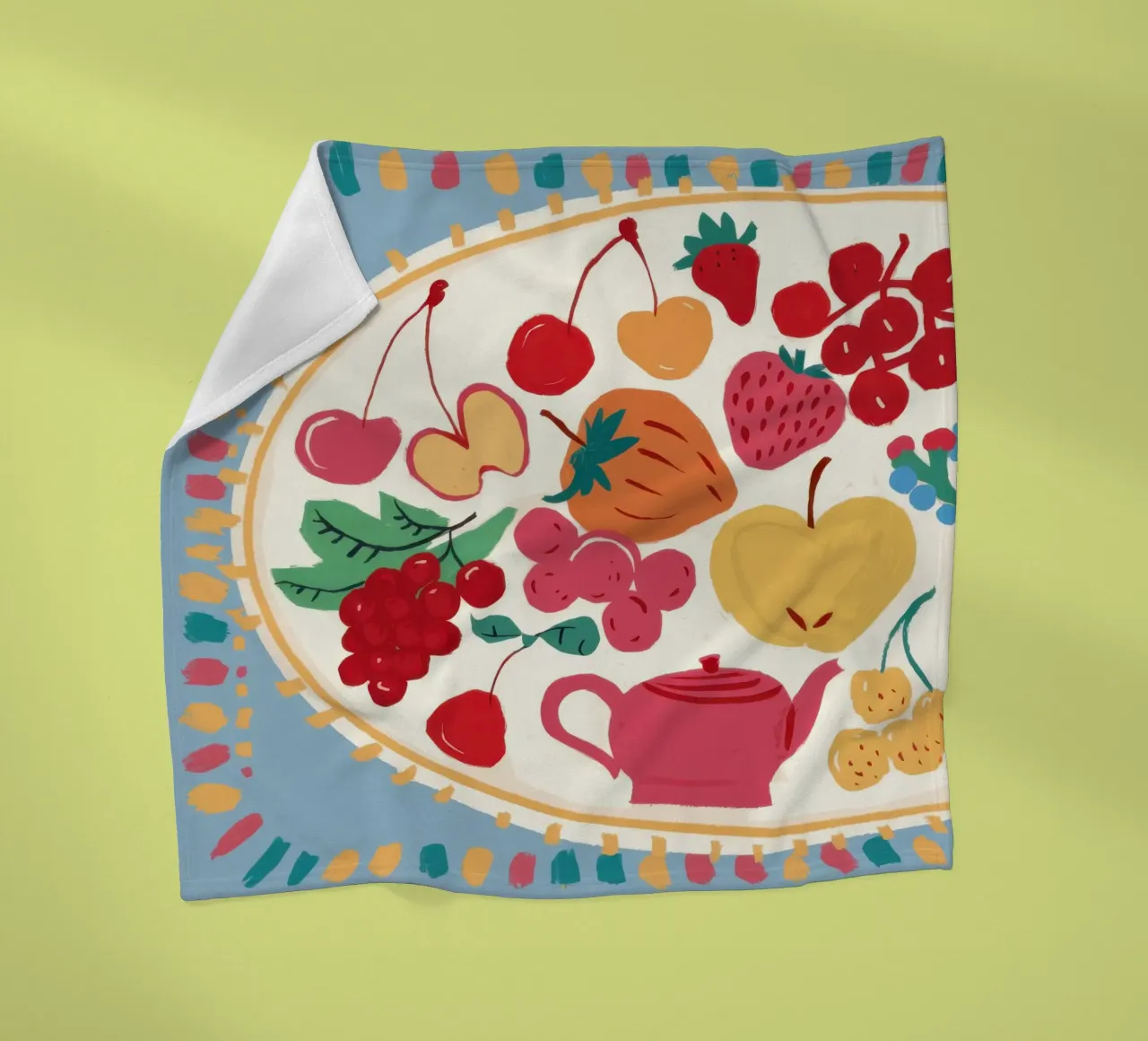 Tè alla frutta estiva coperta in pile da Irish Strokes