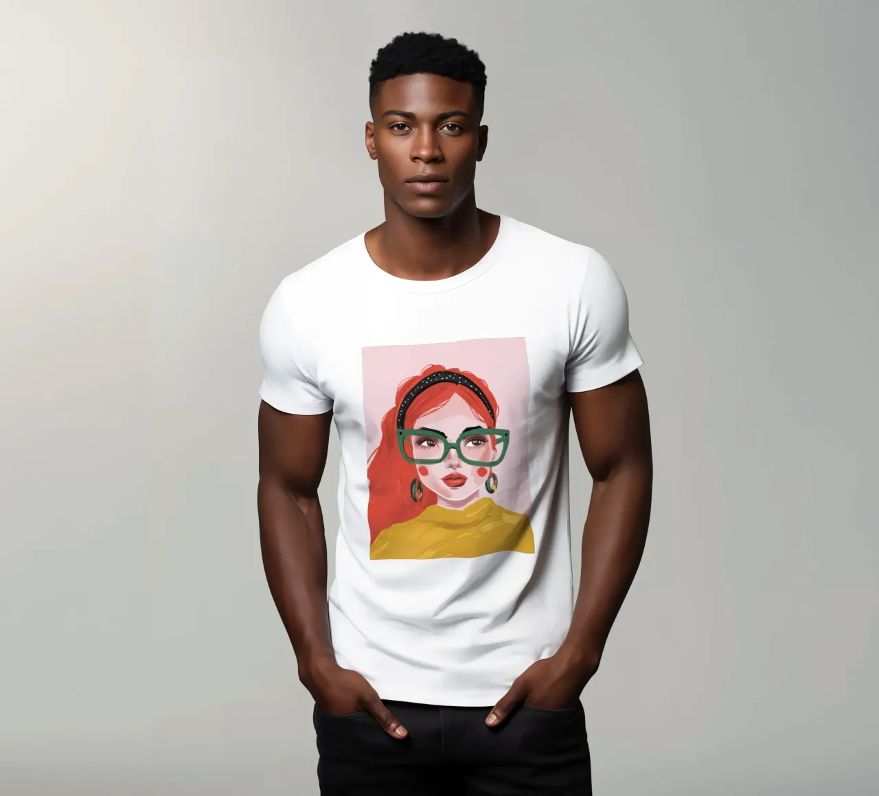 Fiducia geek chic t-shirt da Trace Brush