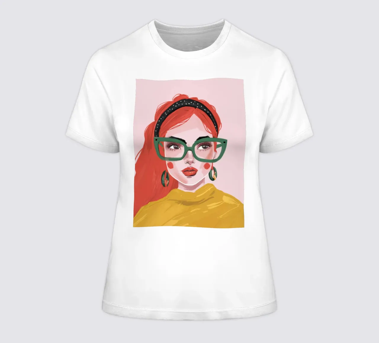 Fiducia geek chic t-shirt da donna da Trace Brush