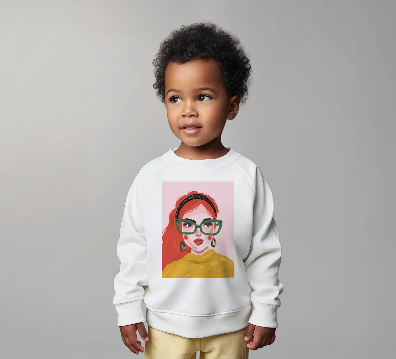 Fiducia geek chic felpa neonato da Trace Brush