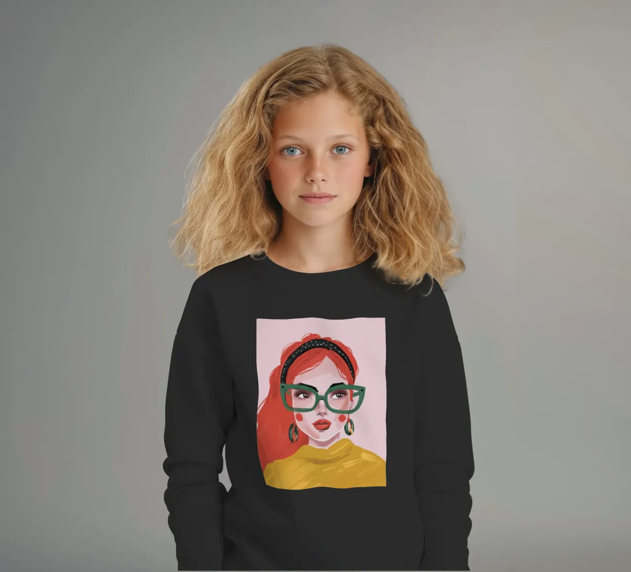 Fiducia geek chic felpa bambino da Trace Brush