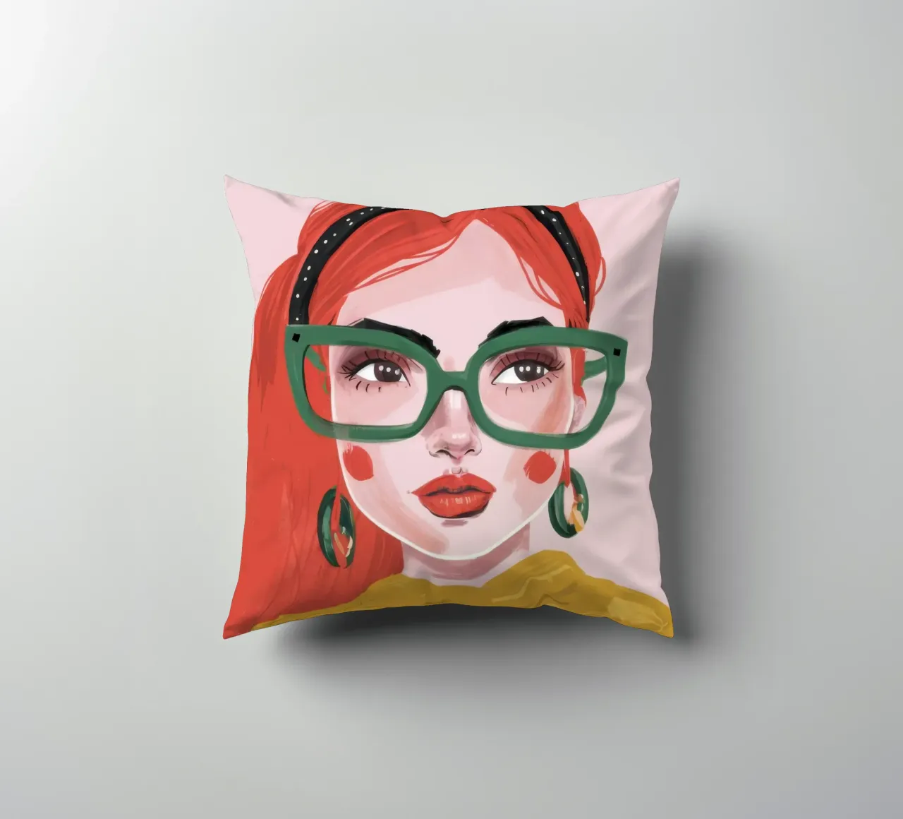 Fiducia geek chic cuscino da Trace Brush