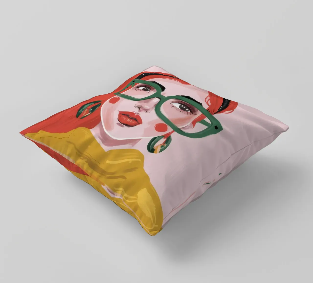 Fiducia geek chic cuscino da Trace Brush