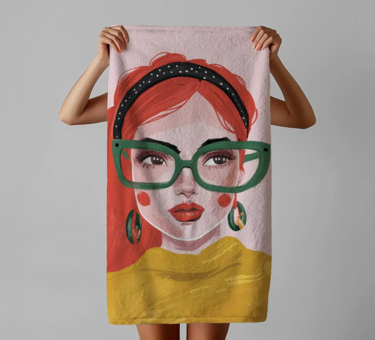 Fiducia geek chic asciugamano da bagno da Trace Brush