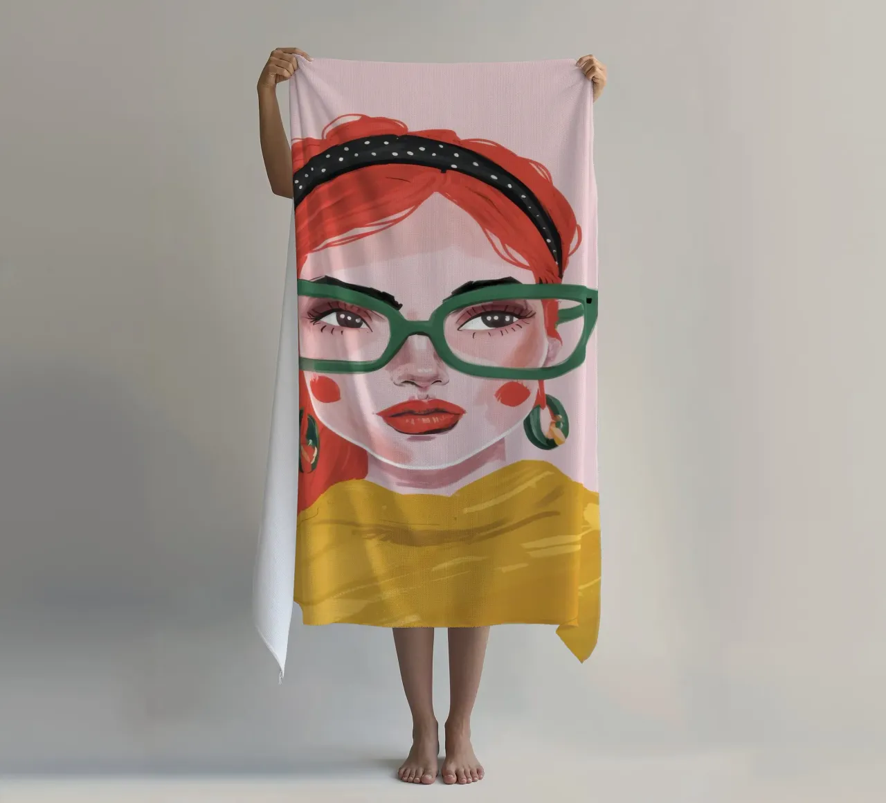 Fiducia geek chic telo mare da Trace Brush