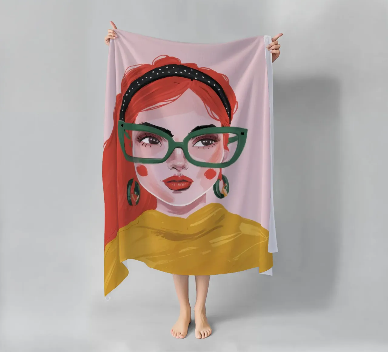 Fiducia geek chic telo mare da Trace Brush