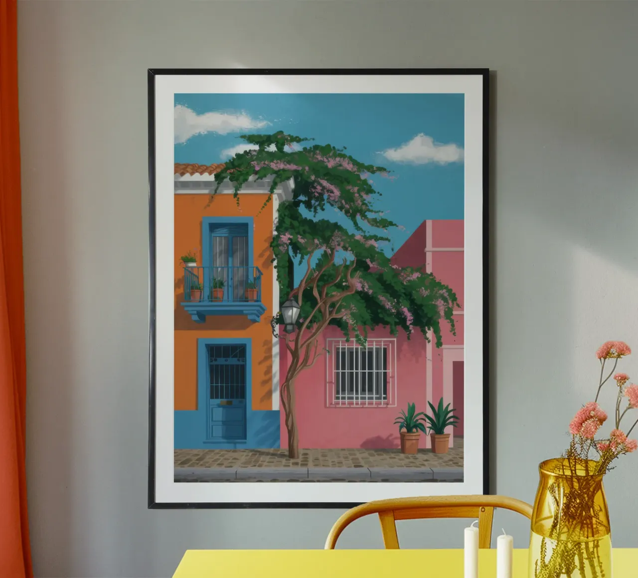 Paradiso delle palme pastello poster da Selene Shade