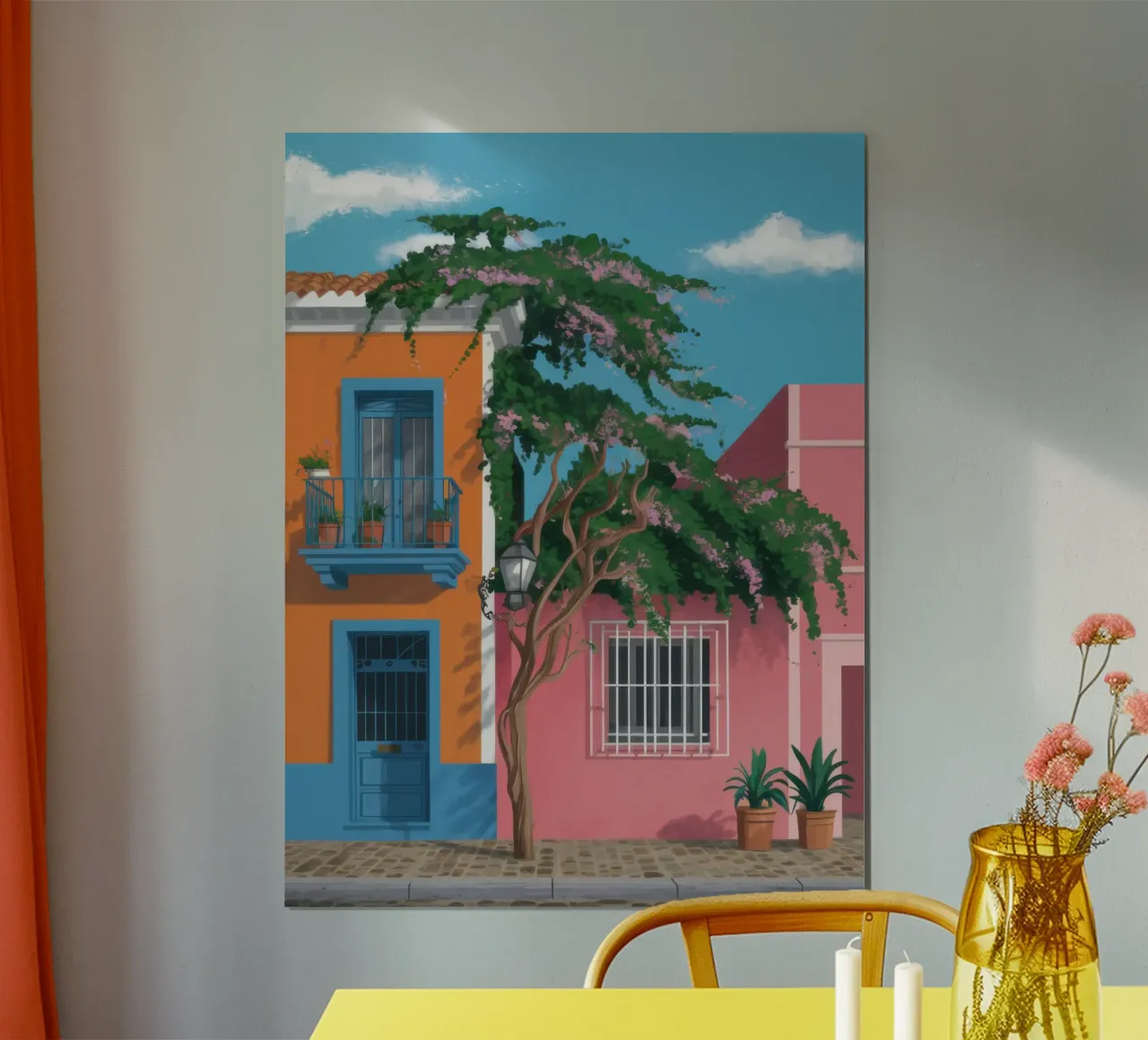 Paradiso delle palme pastello poster da Selene Shade