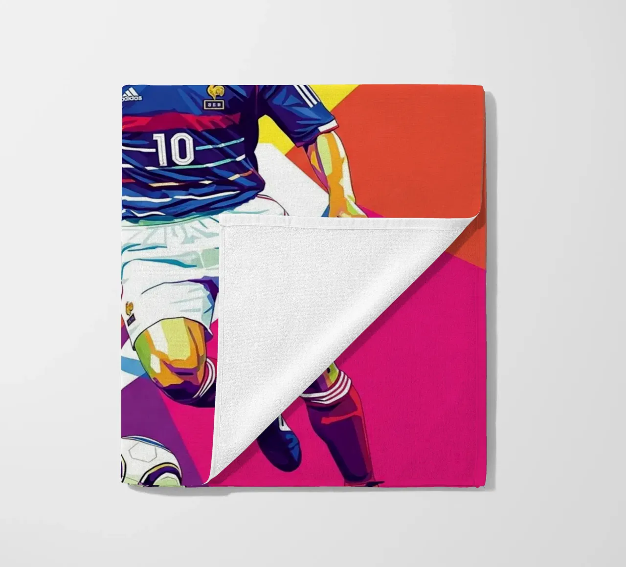 Zinedine Zidane - Stile artistico WPAP (1) telo mare da Hantamrata
