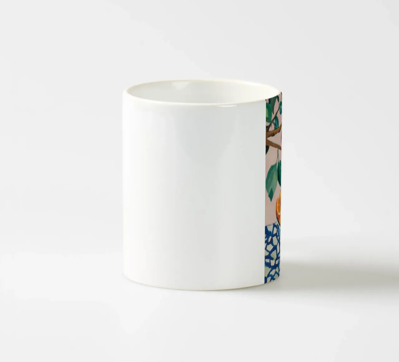Prugna e arancia tazza in ceramica da Gaia Viesta