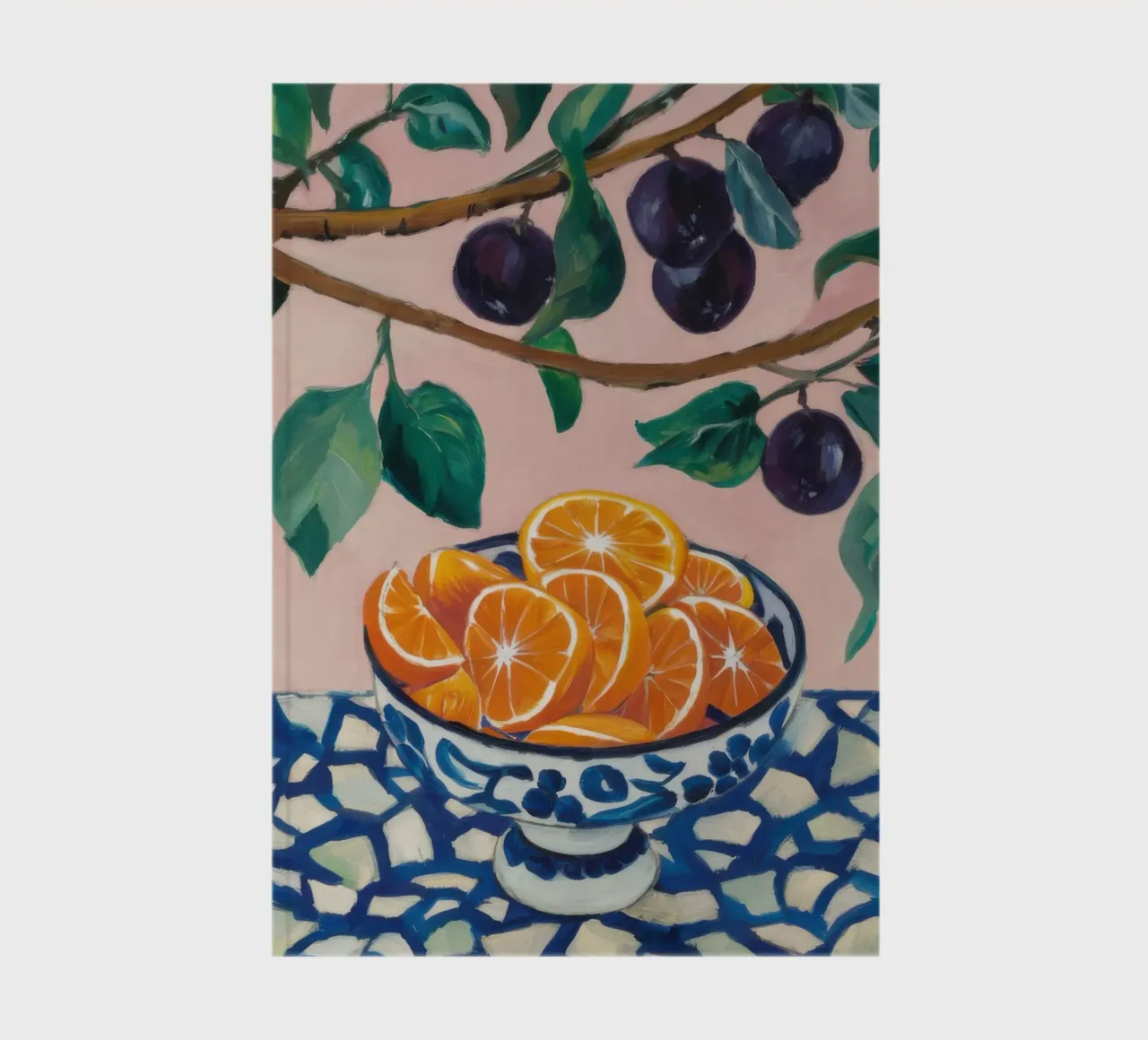 Plum and Orange notebook by Gaia Viesta