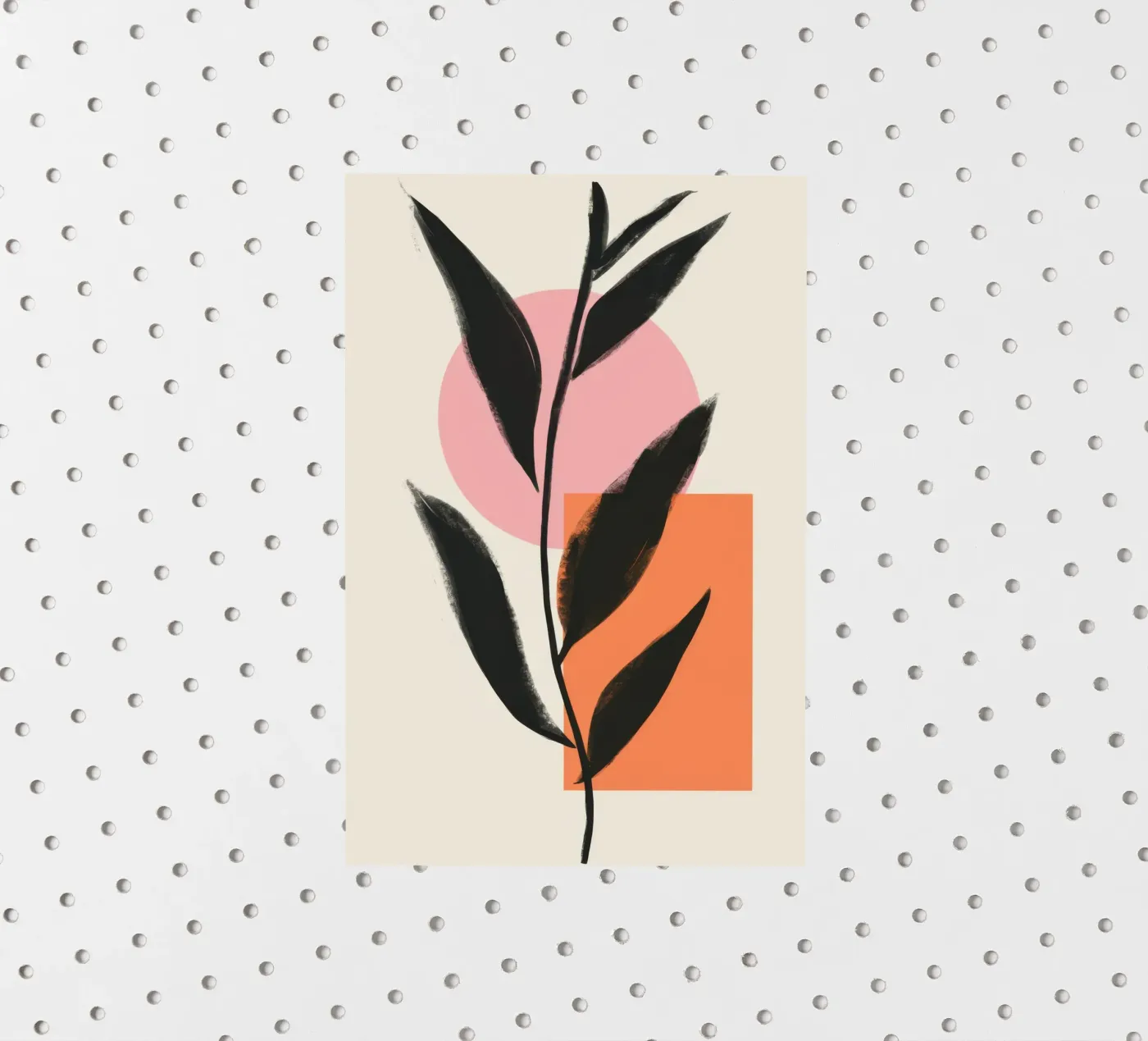 Abstract Sunset Leaf sticker by Selene Shade