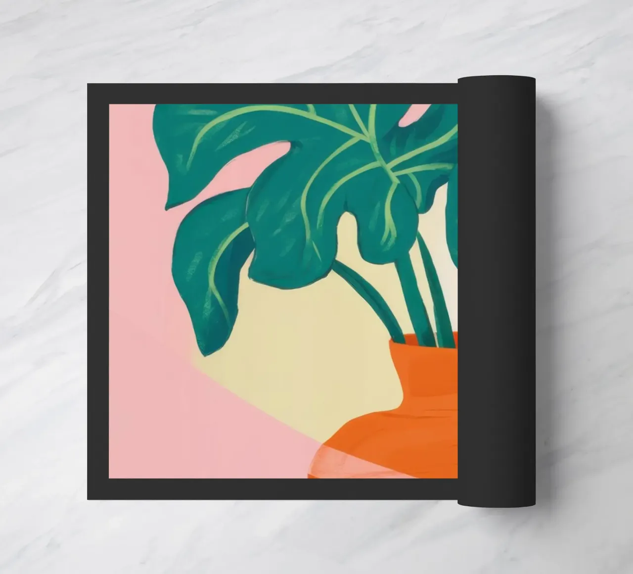 Monstera vibrante in vaso zerbino da Gaia Viesta
