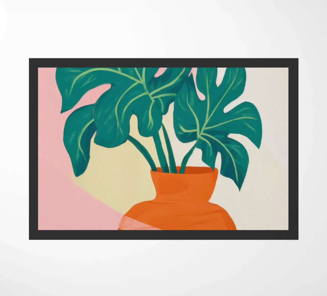 Monstera vibrante in vaso zerbino da Gaia Viesta