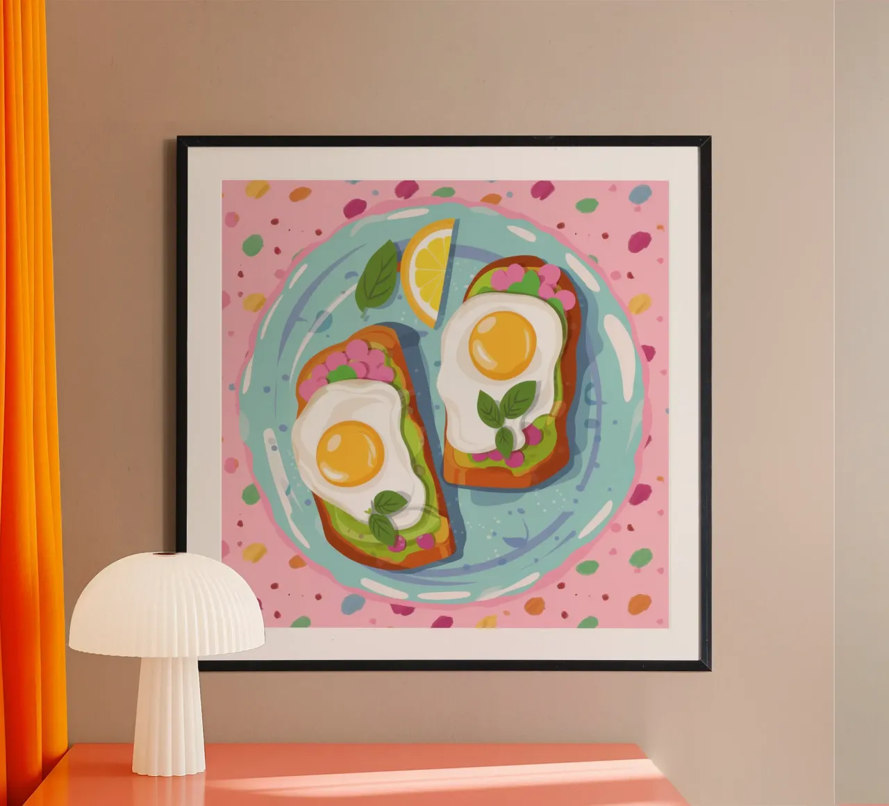 Duo di toast all'avocado poster da Mark Solaria