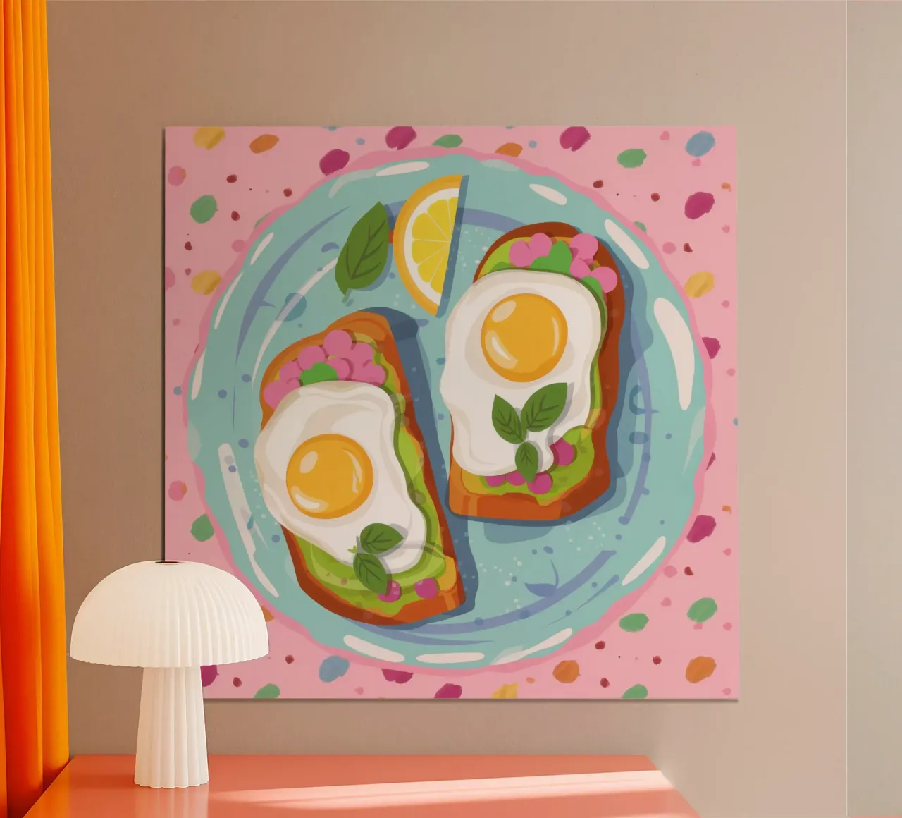 Duo di toast all'avocado poster da Mark Solaria