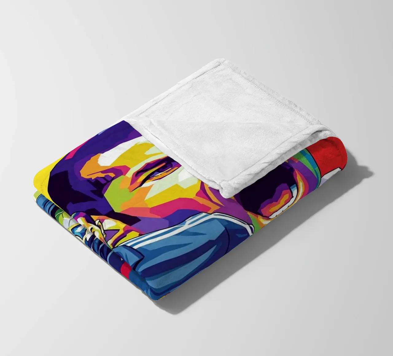 Zinedine Zidane - WPAP art style (2) coperta in pile da Hantamrata
