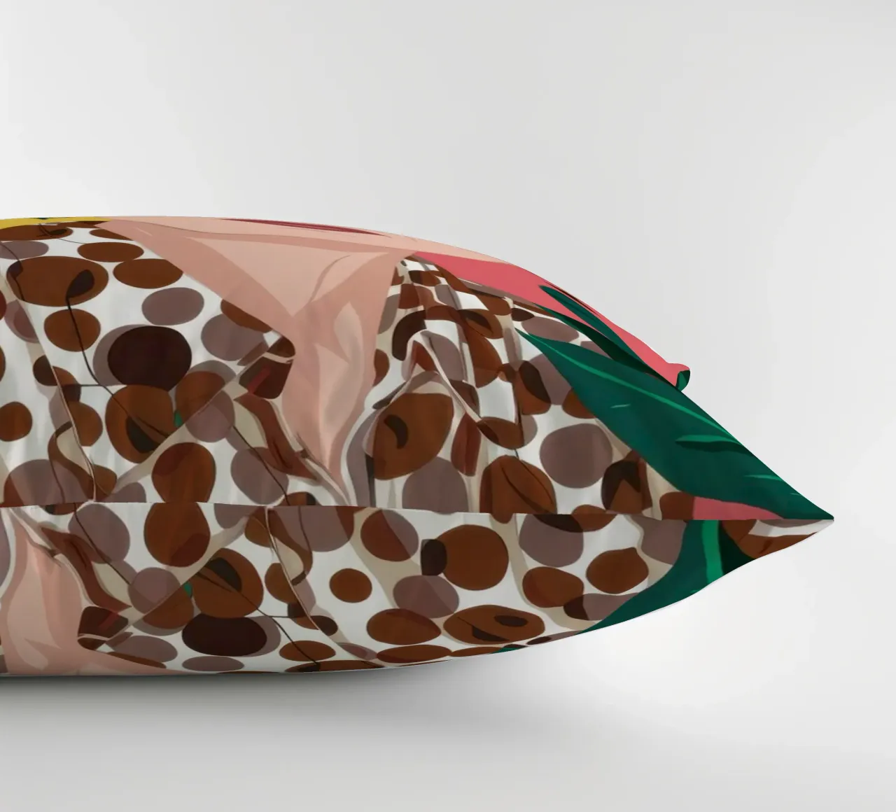 Leopardo e fucsia cuscino da Luna Aura