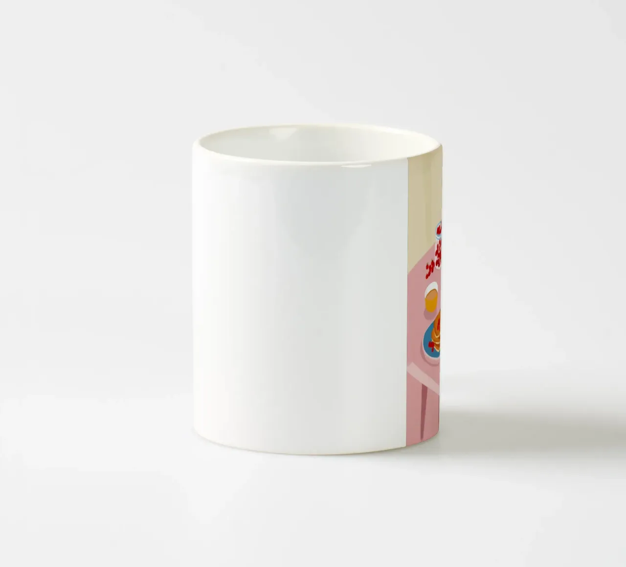 Rituale mattutino di beatitudine tazza in ceramica da Selene Shade