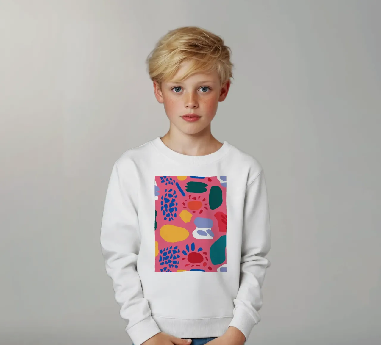 Medley di forme giocose felpa bambino da Thistle Bloom