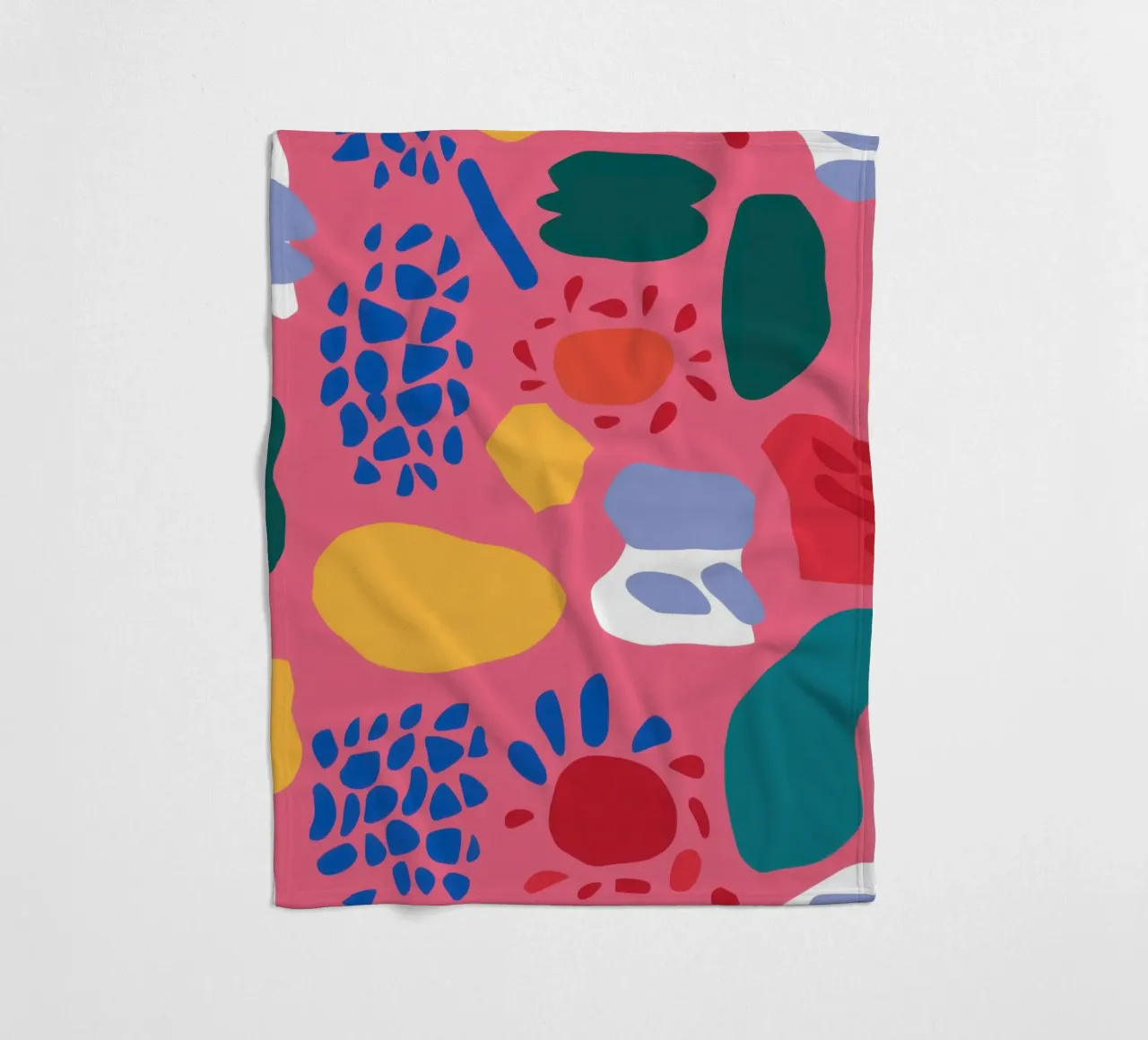 Medley di forme giocose coperta in pile da Thistle Bloom