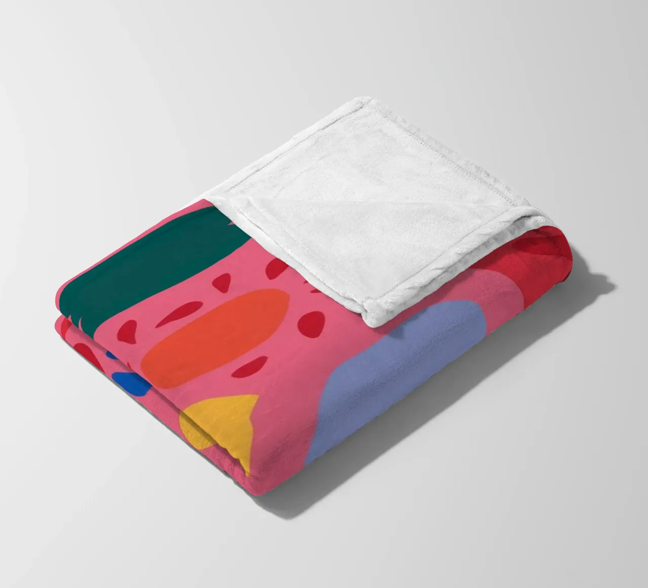 Medley di forme giocose coperta in pile da Thistle Bloom