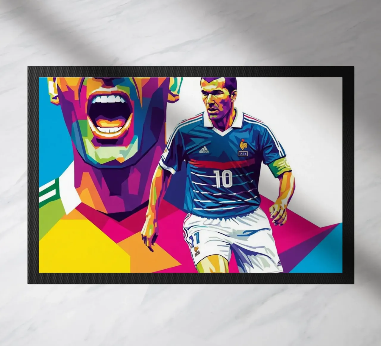 Zinedine Zidane - WPAP art style (3) zerbino da Hantamrata