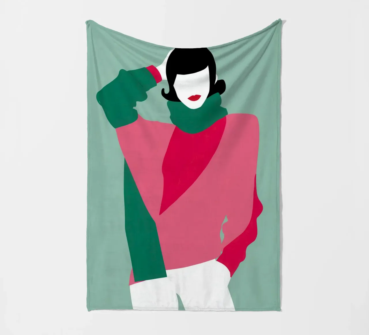 Posa di moda retrò coperta in pile da Gaia Viesta