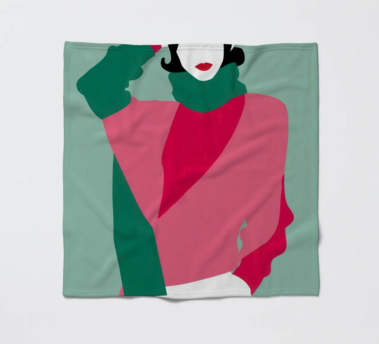 Posa di moda retrò coperta in pile da Gaia Viesta