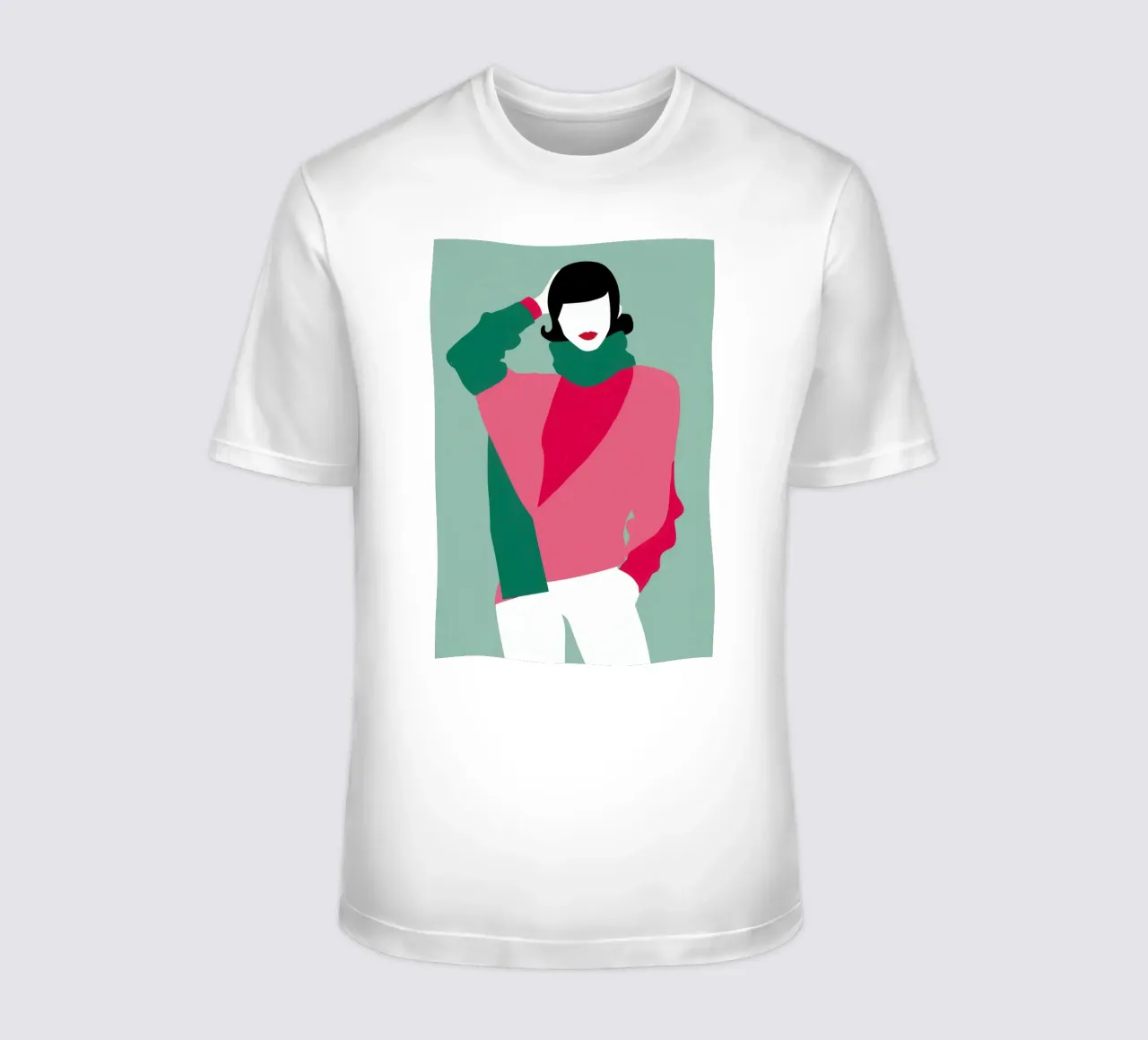 Posa di moda retrò t-shirt da Gaia Viesta