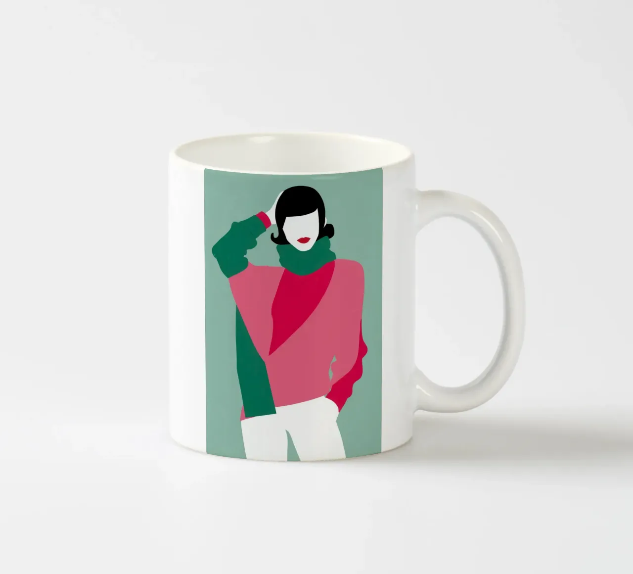 Posa di moda retrò tazza in ceramica da Gaia Viesta