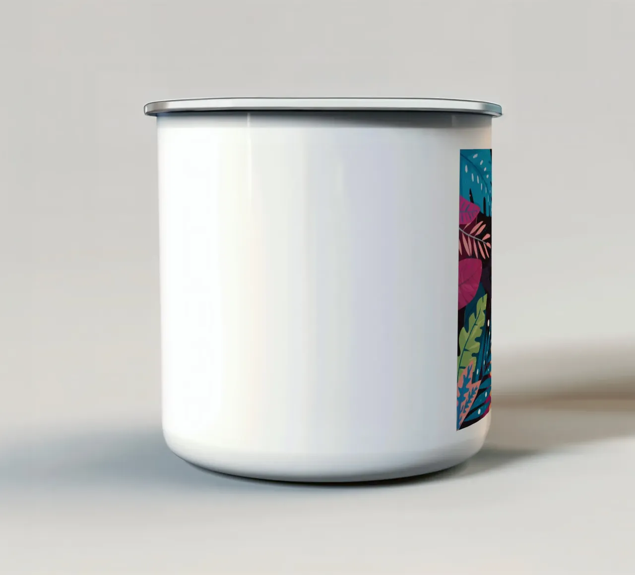 Notte della giungla celeste tazza in smalto da Thistle Bloom