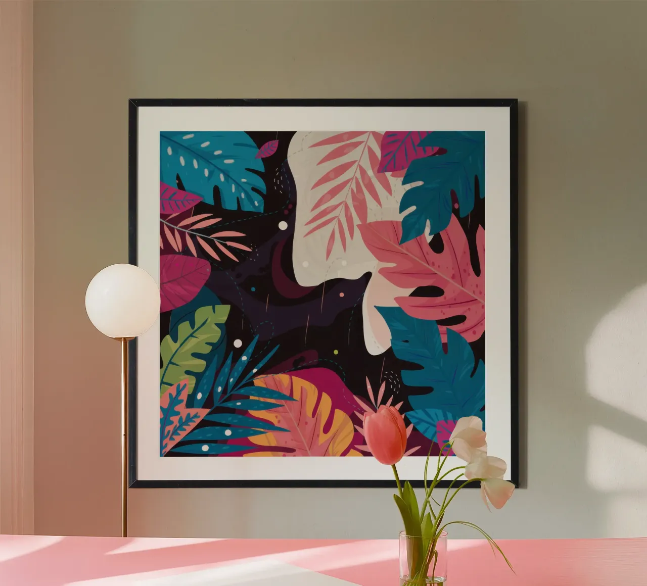 Notte della giungla celeste poster da Thistle Bloom