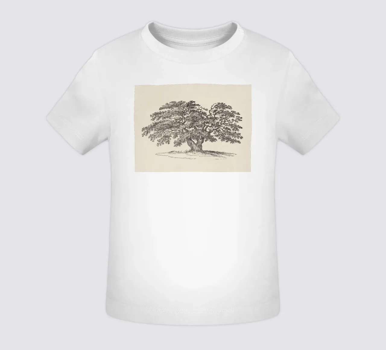 Oak Tree Sketch no. 1 maglietta neonato da apoloprints
