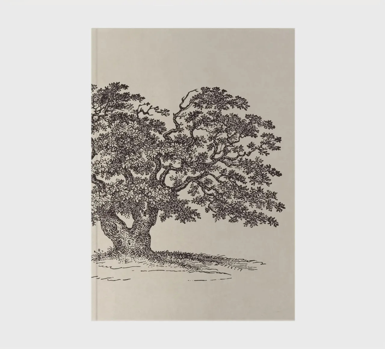 Oak Tree Sketch no. 1 notebook by apoloprints