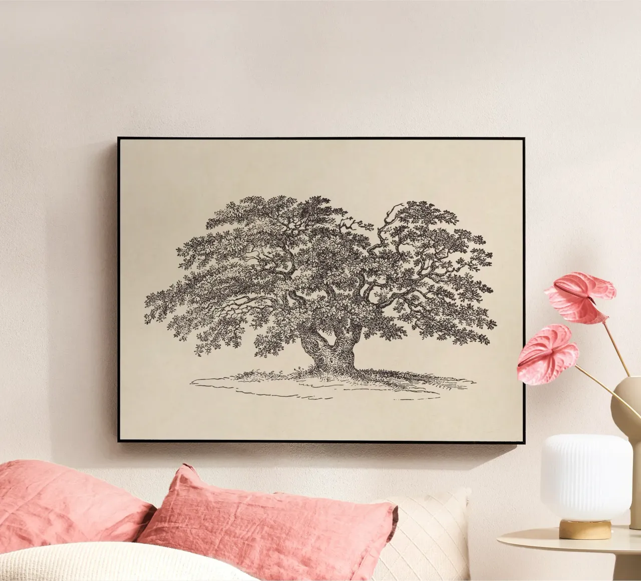 Oak Tree Sketch no. 1 plexiglass da apoloprints