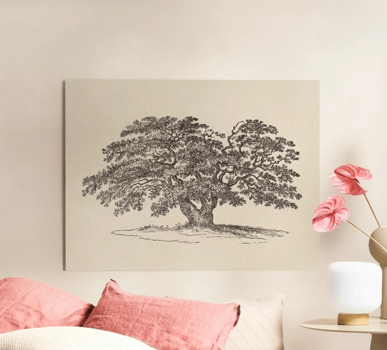 Oak Tree Sketch no. 1 plexiglass da apoloprints