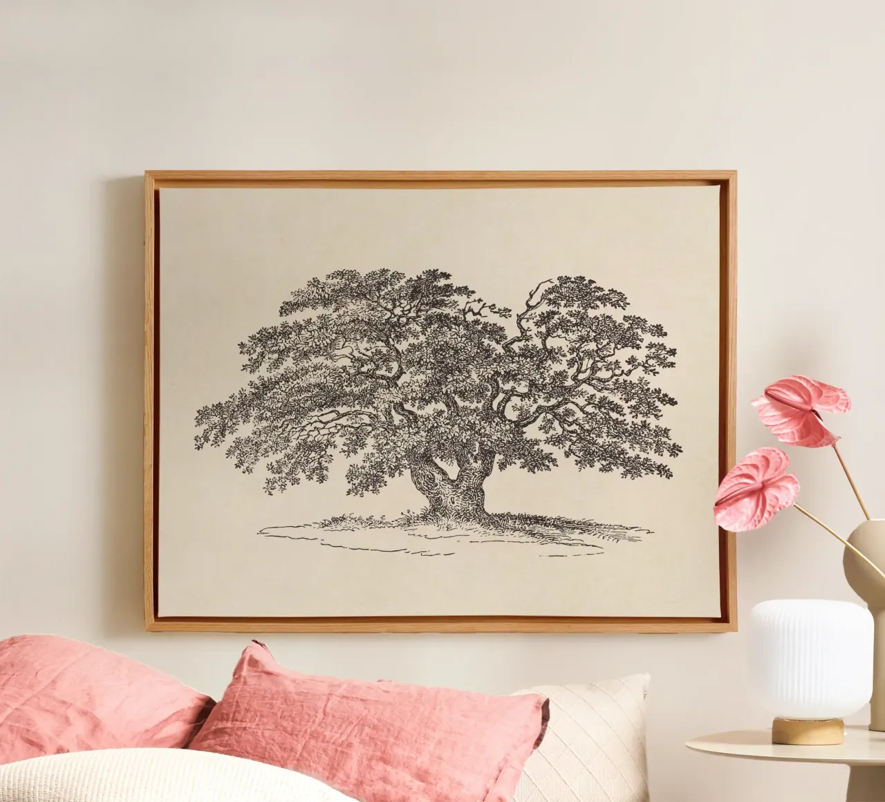 Oak Tree Sketch no. 1 tela da apoloprints
