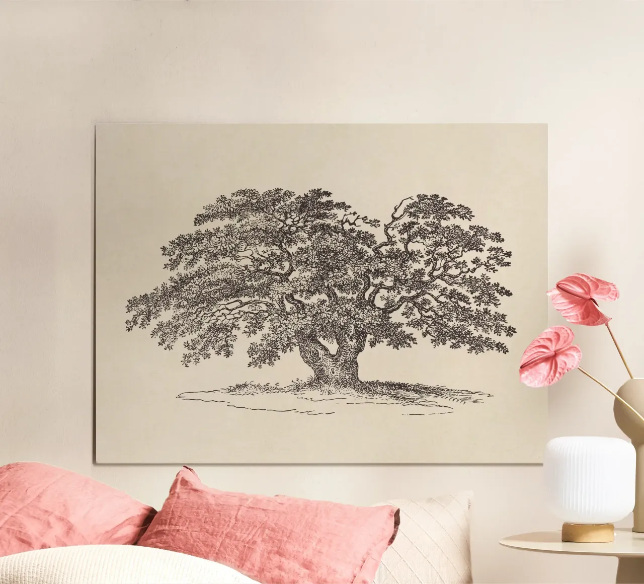 Oak Tree Sketch no. 1 poster da apoloprints