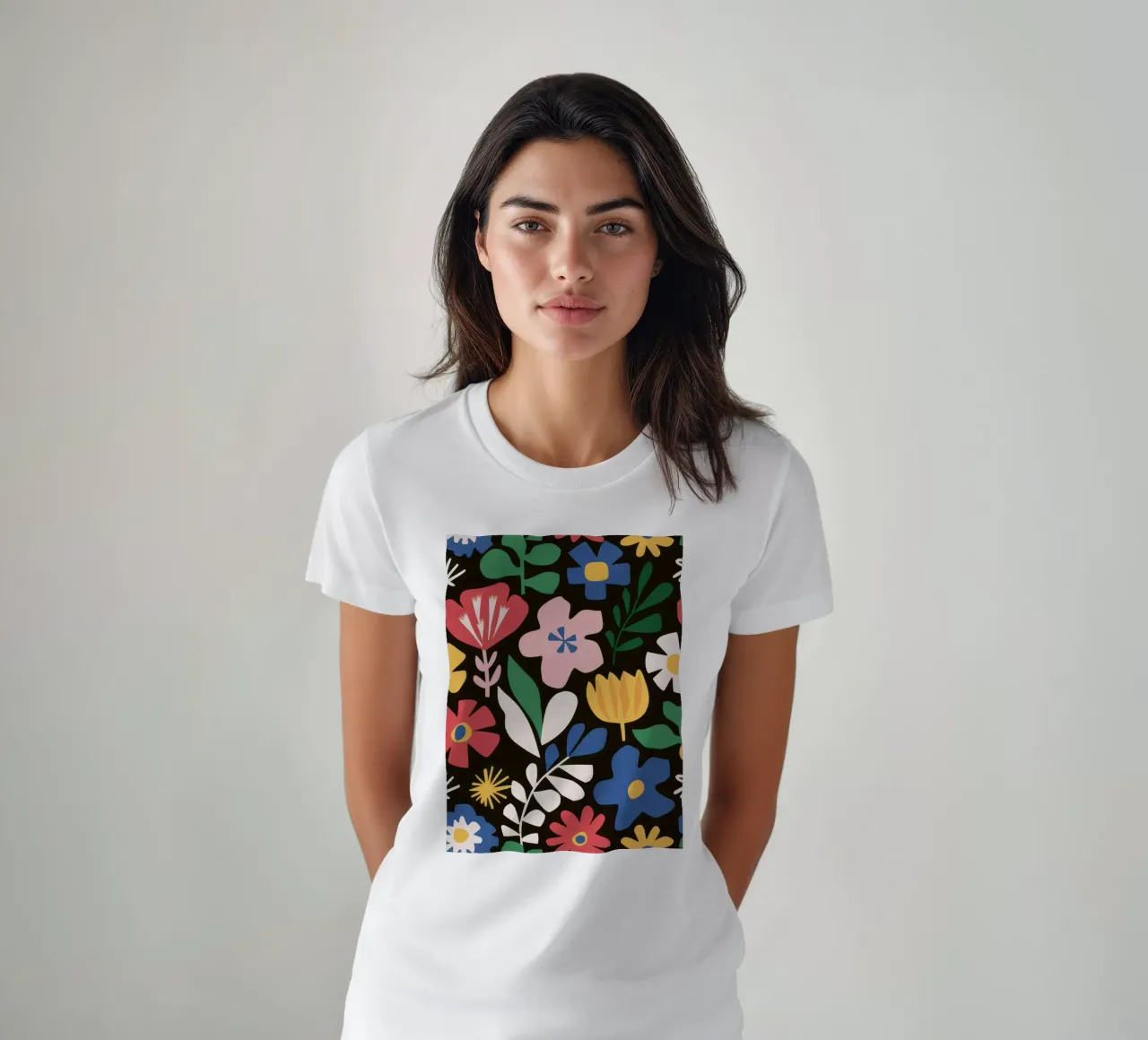 Modello di giardino gioioso t-shirt da Thistle Bloom