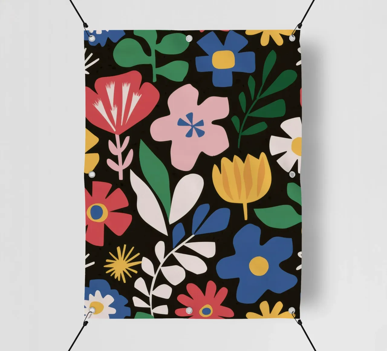 Modello di giardino gioioso telo in pvc da Thistle Bloom