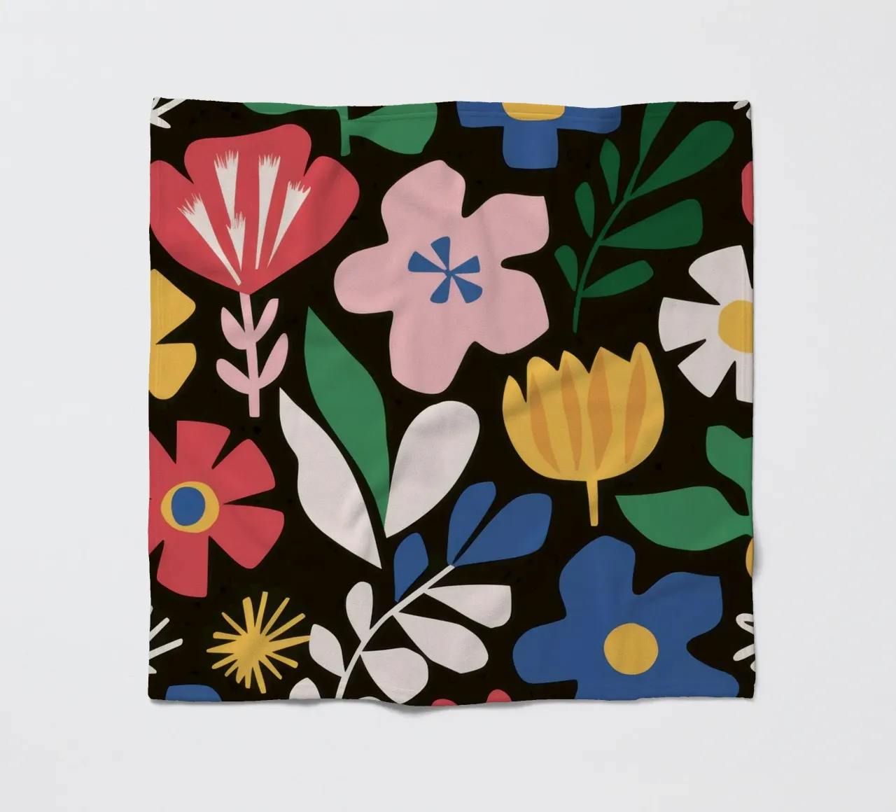Modello di giardino gioioso coperta in pile da Thistle Bloom