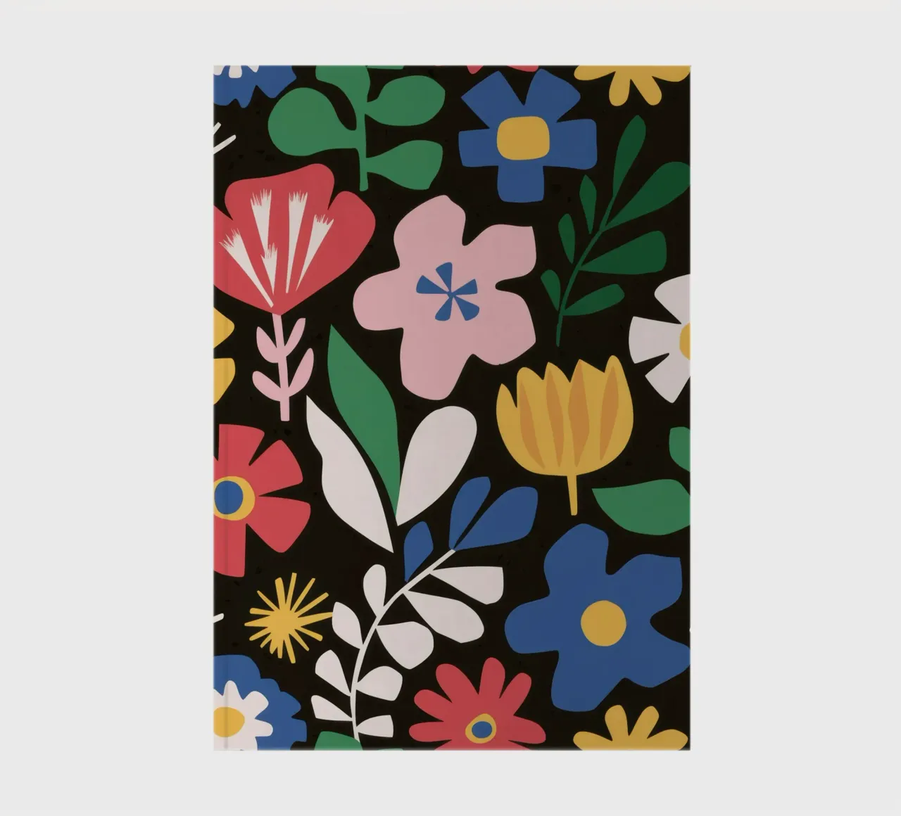 Joyful garden pattern notebook by Thistle Bloom