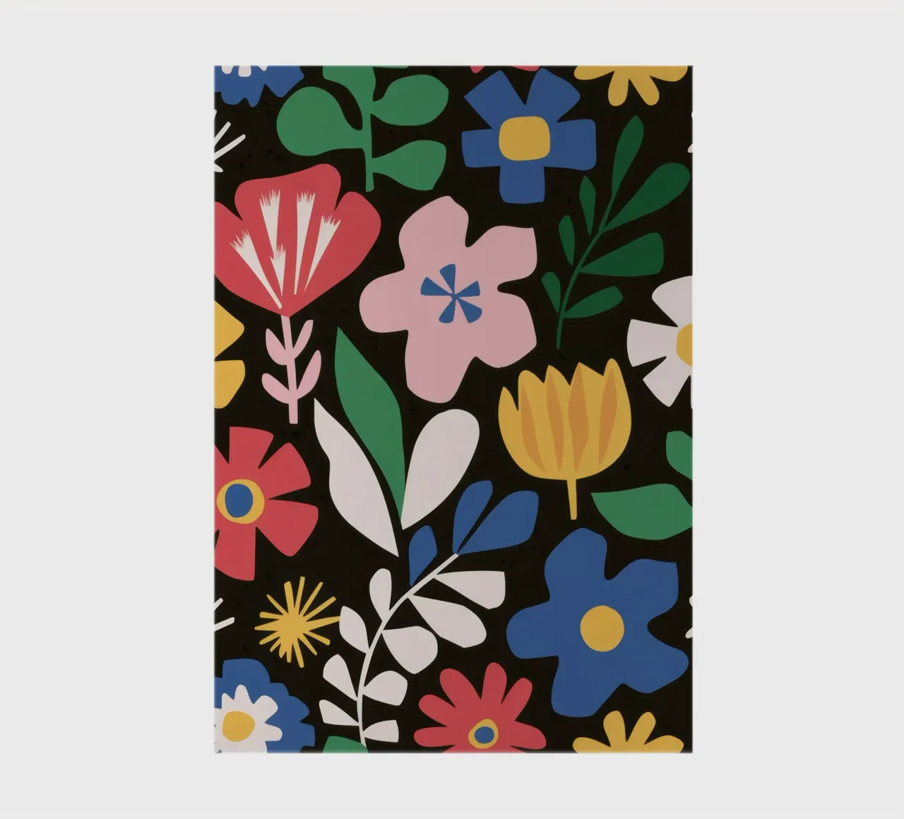 Joyful garden pattern notebook by Thistle Bloom
