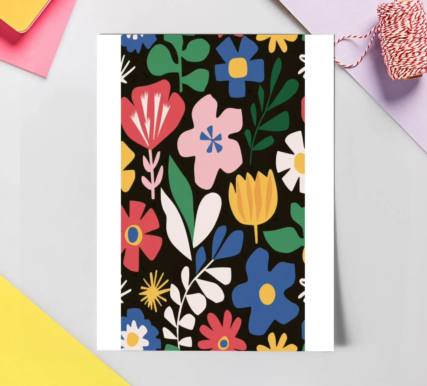 Joyful garden pattern sticker sheet by Thistle Bloom