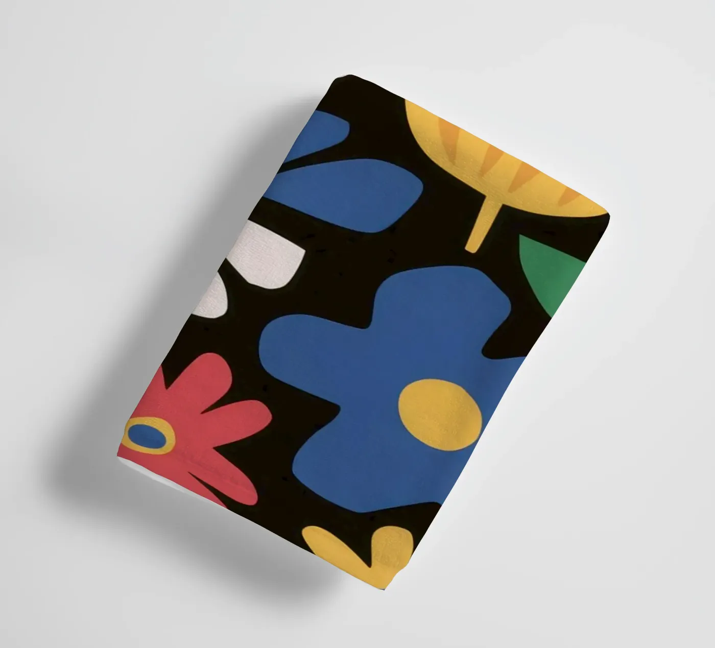 Joyful garden pattern towel by Thistle Bloom