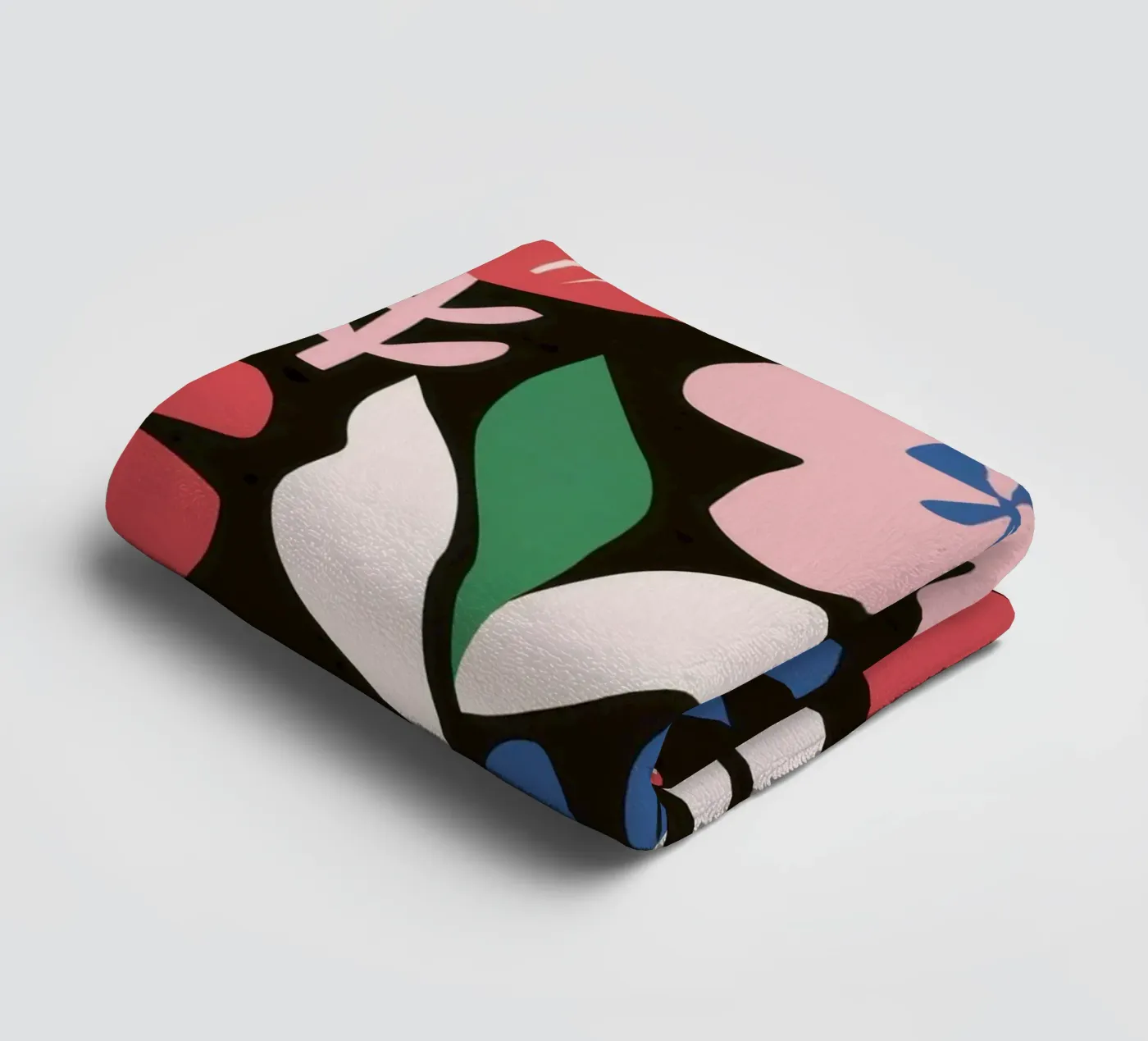 Joyful garden pattern towel by Thistle Bloom