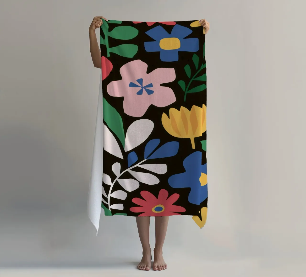 Modello di giardino gioioso telo mare da Thistle Bloom