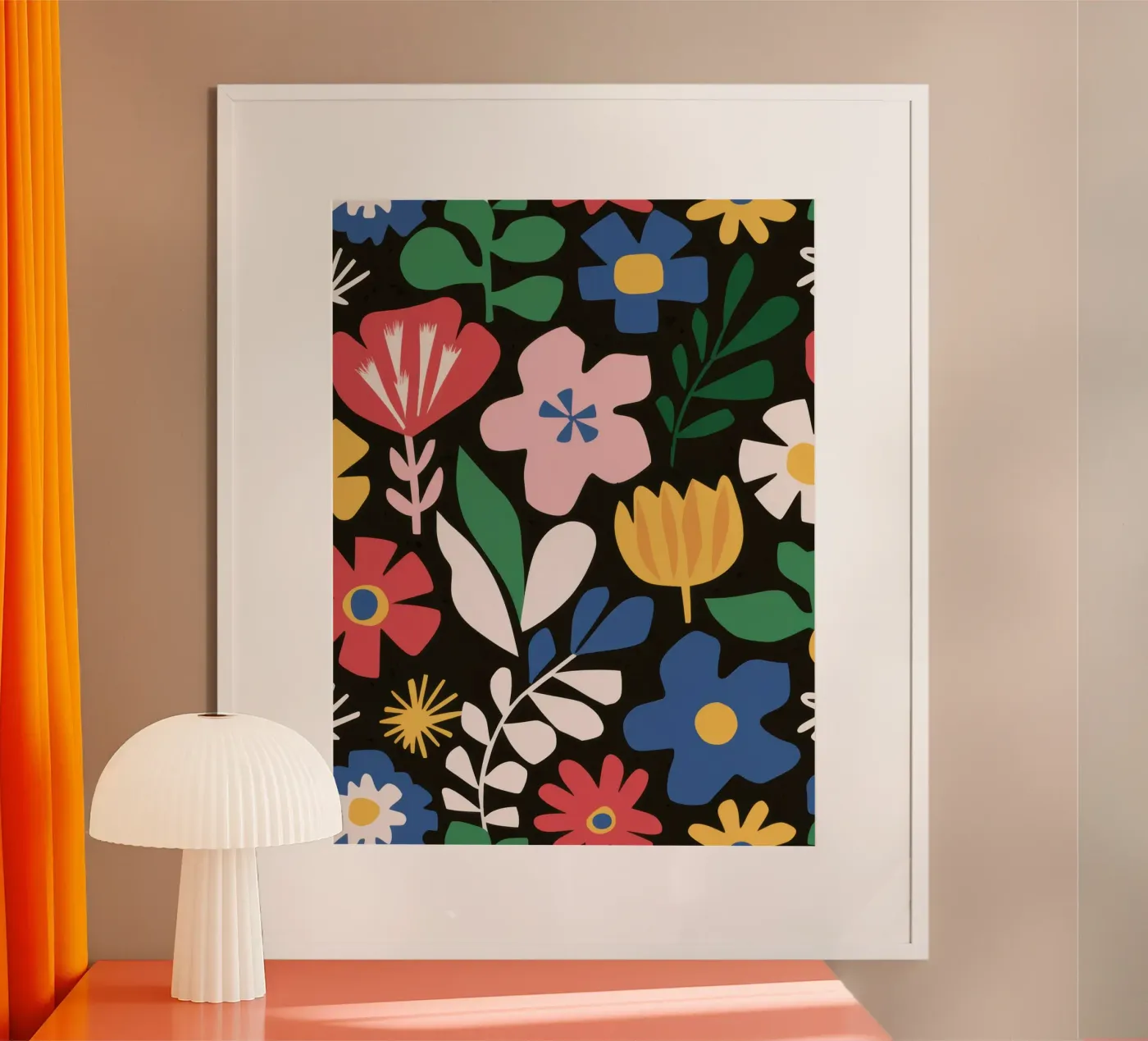 Joyful garden pattern Poster von Thistle Bloom